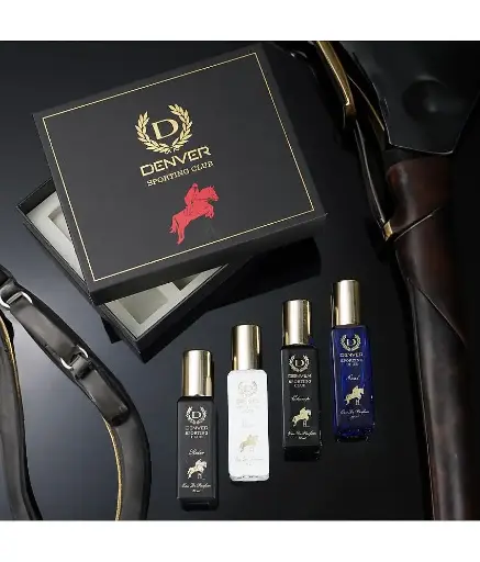 DENVER Sporting Club EDP - Luxury Gift Pack-20ml x 4 Set Eau de Parfum 80 ml (For Men)